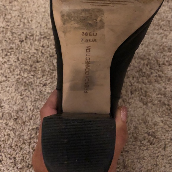 French Connection Stacked Heel Booties 👢 - Picture 5 of 5